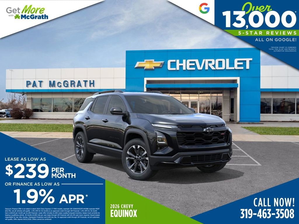 New 2026 Chevrolet Equinox RS SUV