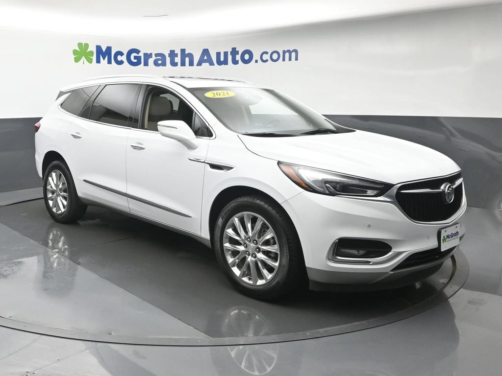 Used 2021 Buick Enclave Premium with VIN 5GAEVBKW0MJ254118 for sale in Cedar Rapids, IA