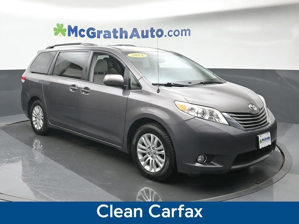 Used 2014 Toyota Sienna XLE with VIN 5TDYK3DC3ES488223 for sale in Cedar Rapids, IA