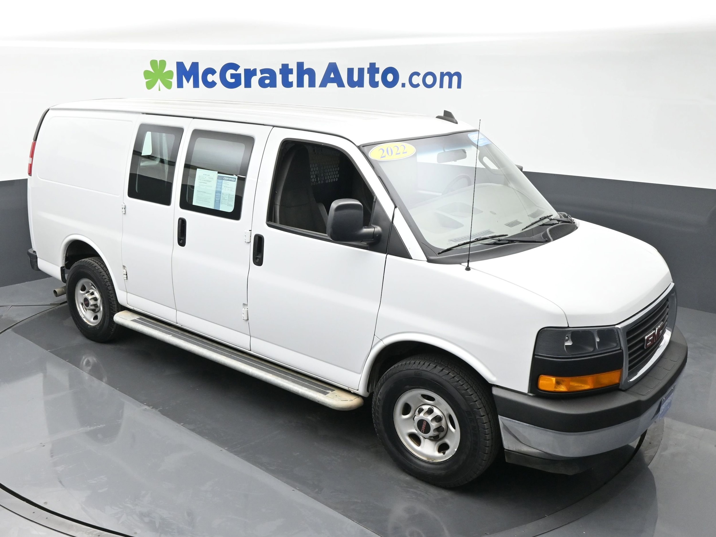 Certified 2022 GMC Savana Cargo Work Van with VIN 1GTW7AFP6N1156769 for sale in Cedar Rapids, IA