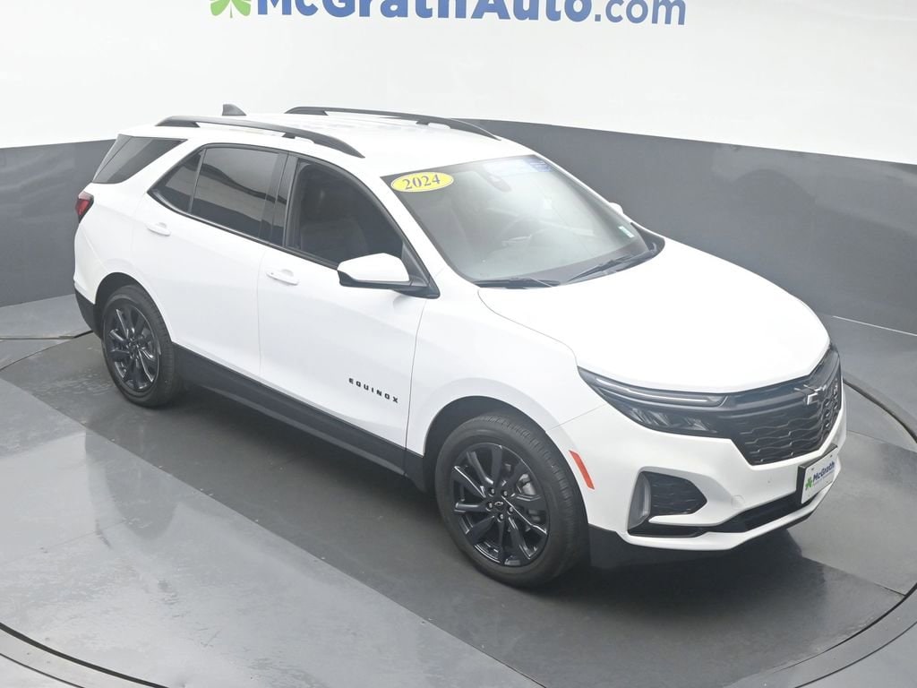 Certified 2024 Chevrolet Equinox RS with VIN 3GNAXWEG8RL322515 for sale in Cedar Rapids, IA