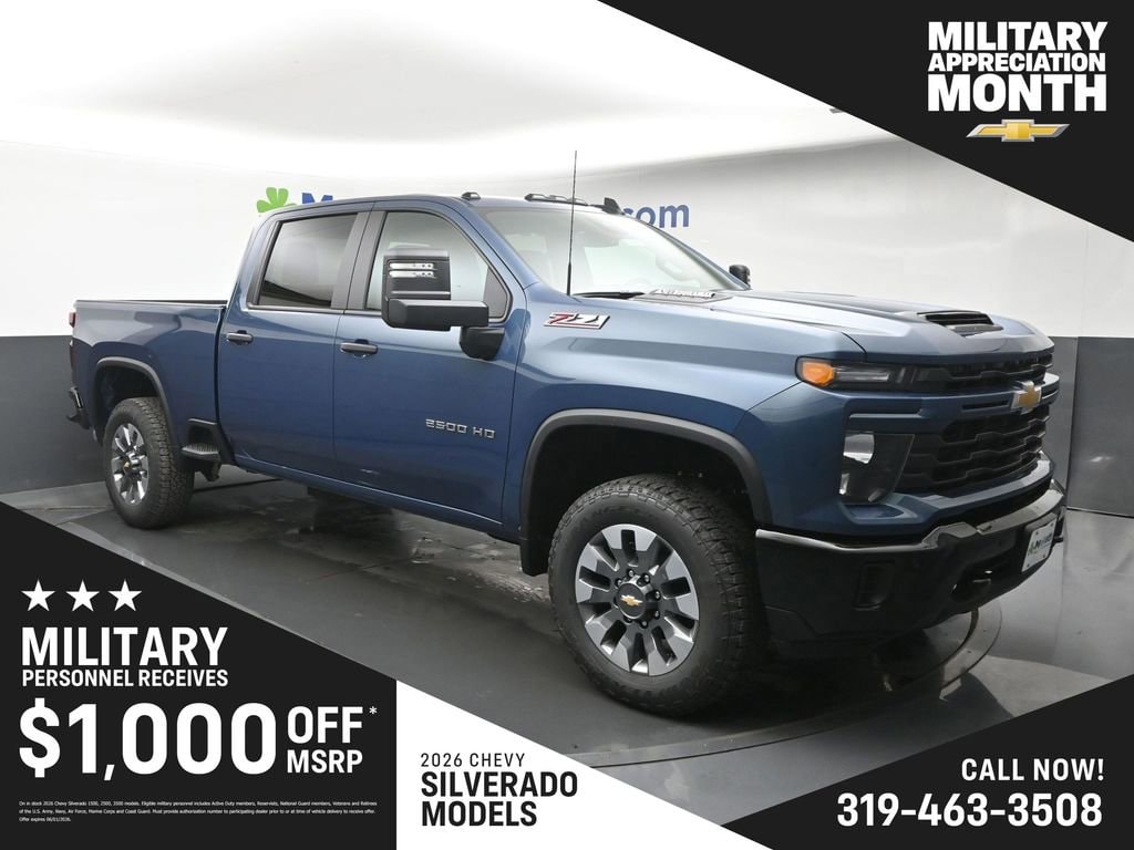 New 2026 Chevrolet Silverado 2500 HD Custom Truck