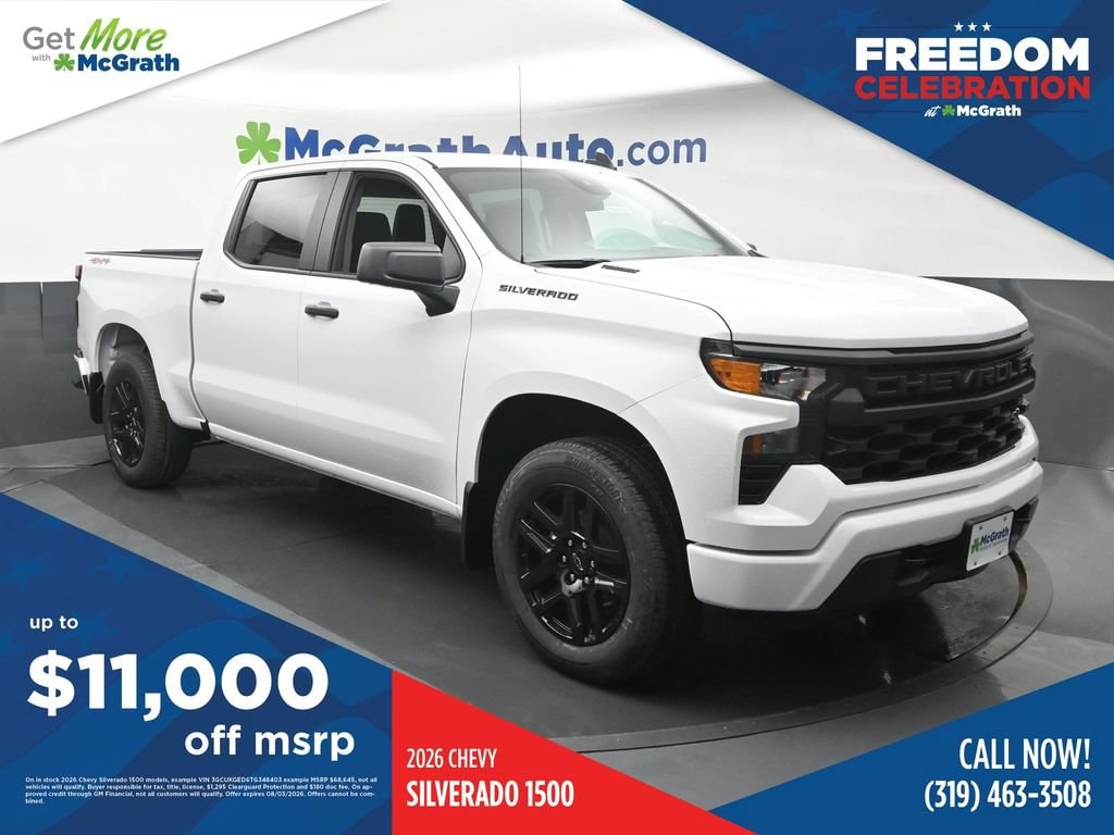New 2026 Chevrolet Silverado 1500 Custom Truck