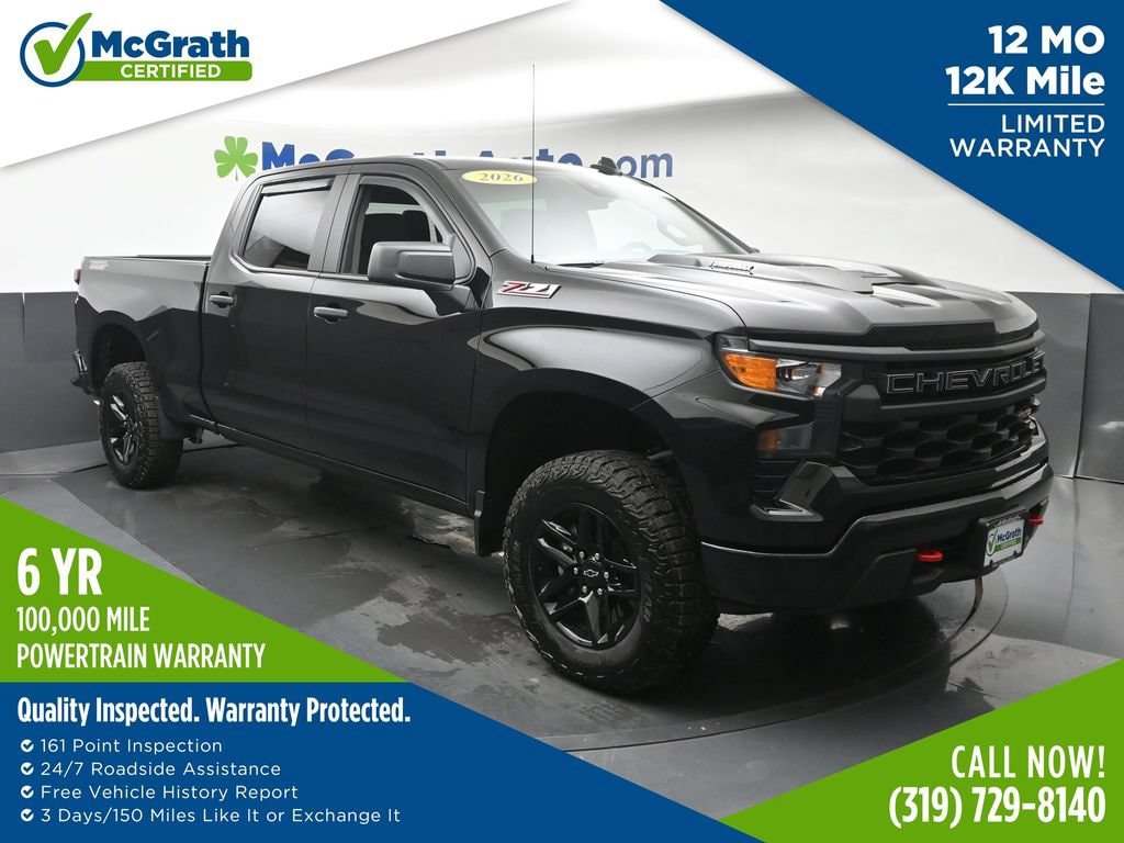 Used 2026 Chevrolet Silverado 1500 Custom Trail Boss Truck Crew Cab