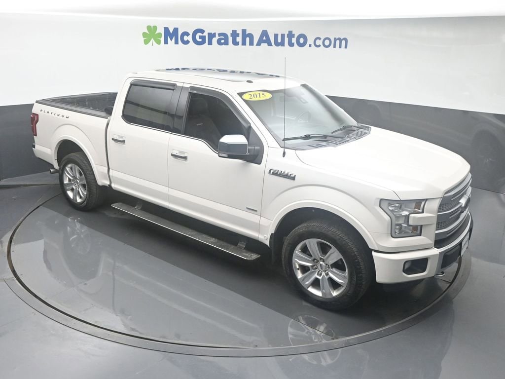 Used 2015 Ford F-150 XLT with VIN 1FTEW1EG0FFB46985 for sale in Cedar Rapids, IA