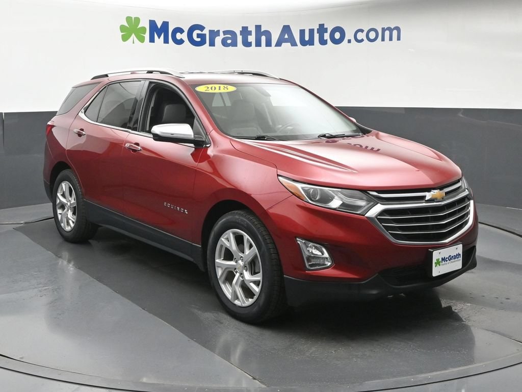 Used 2018 Chevrolet Equinox Premier with VIN 2GNAXMEV6J6164283 for sale in Cedar Rapids, IA