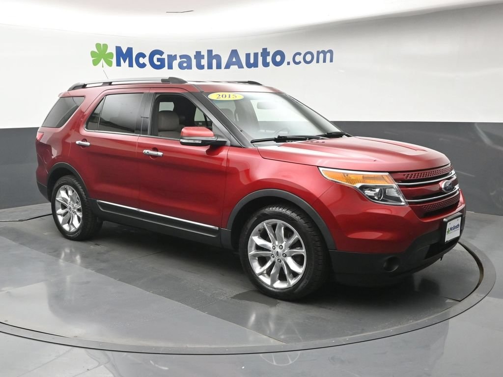 Used 2015 Ford Explorer Limited with VIN 1FM5K8F82FGB24889 for sale in Cedar Rapids, IA
