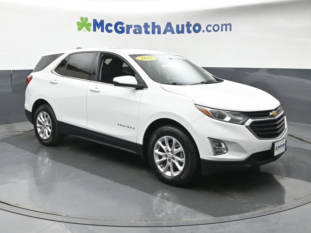 Used 2018 Chevrolet Equinox LT with VIN 3GNAXJEV5JL373282 for sale in Cedar Rapids, IA