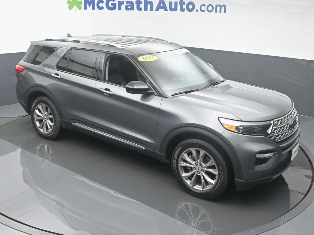 Used 2023 Ford Explorer Limited with VIN 1FMSK8FH8PGA87786 for sale in Cedar Rapids, IA