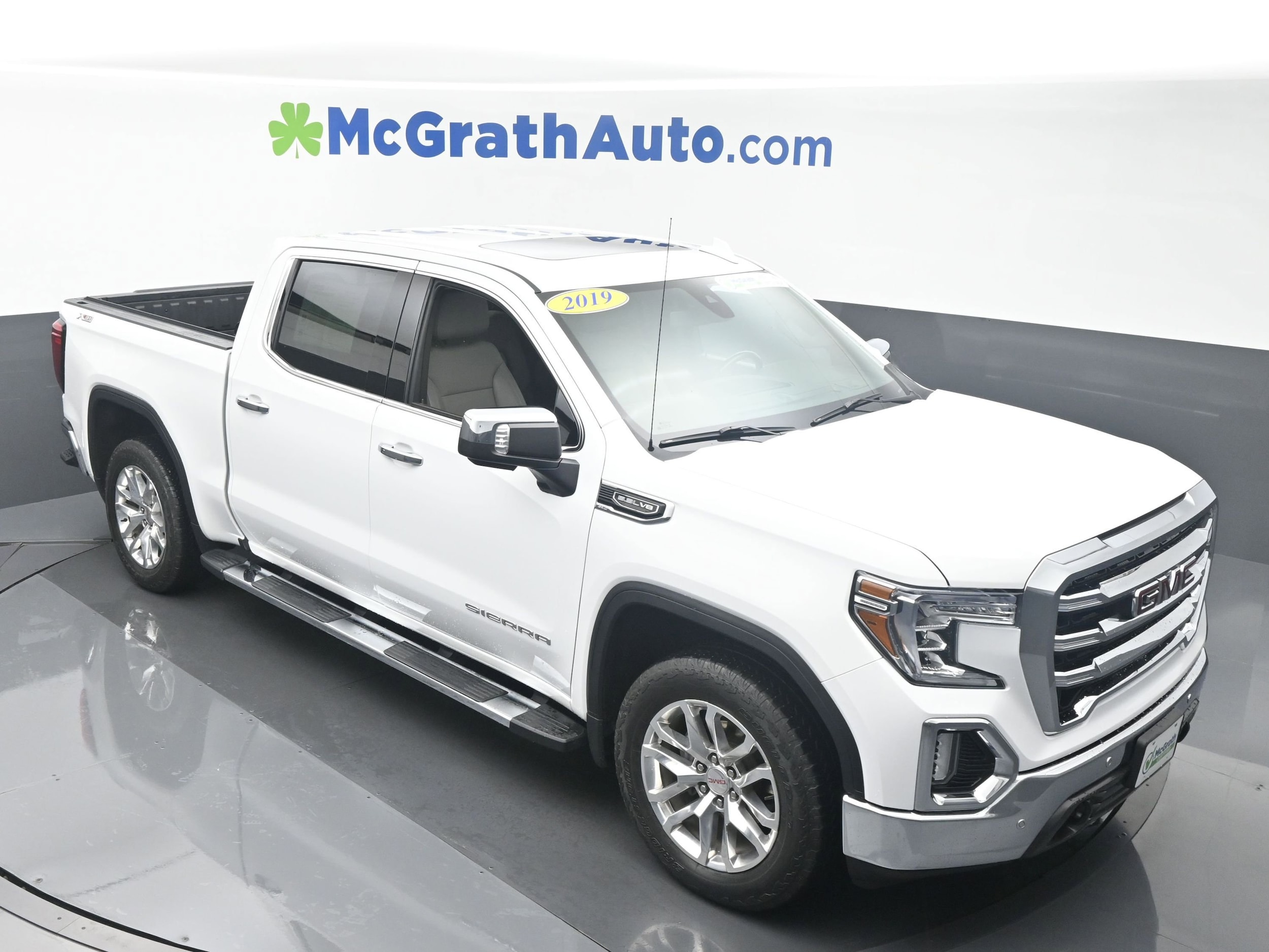 Used 2019 GMC Sierra 1500 SLT with VIN 3GTU9DED4KG249393 for sale in Cedar Rapids, IA