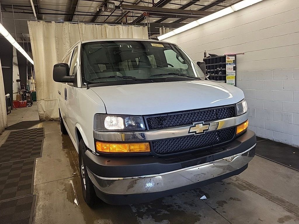 Used 2024 Chevrolet Express Passenger LT with VIN 1GAZGPFP2R1214424 for sale in Cedar Rapids, IA