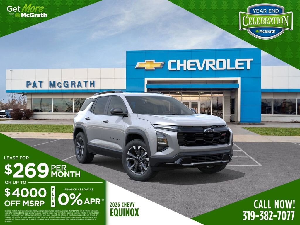 New 2026 Chevrolet Equinox RS SUV