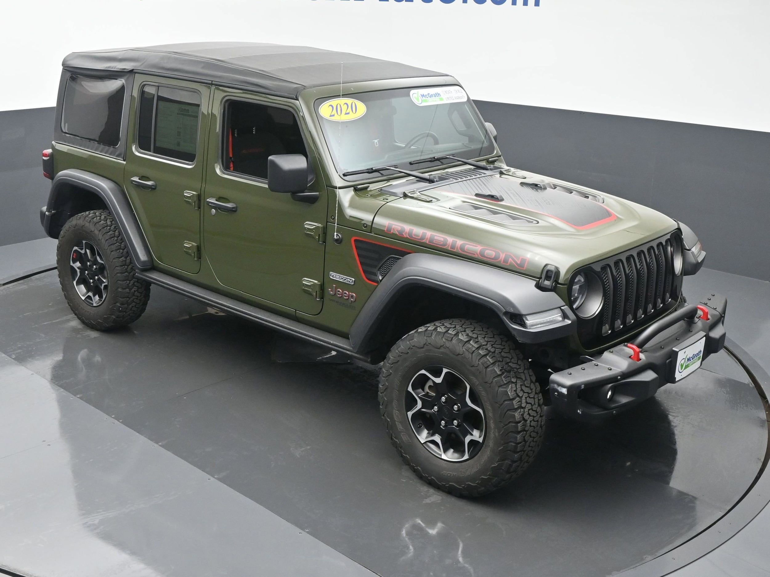 Used 2020 Jeep Wrangler Unlimited Rubicon Recon with VIN 1C4HJXFN2LW326234 for sale in Cedar Rapids, IA