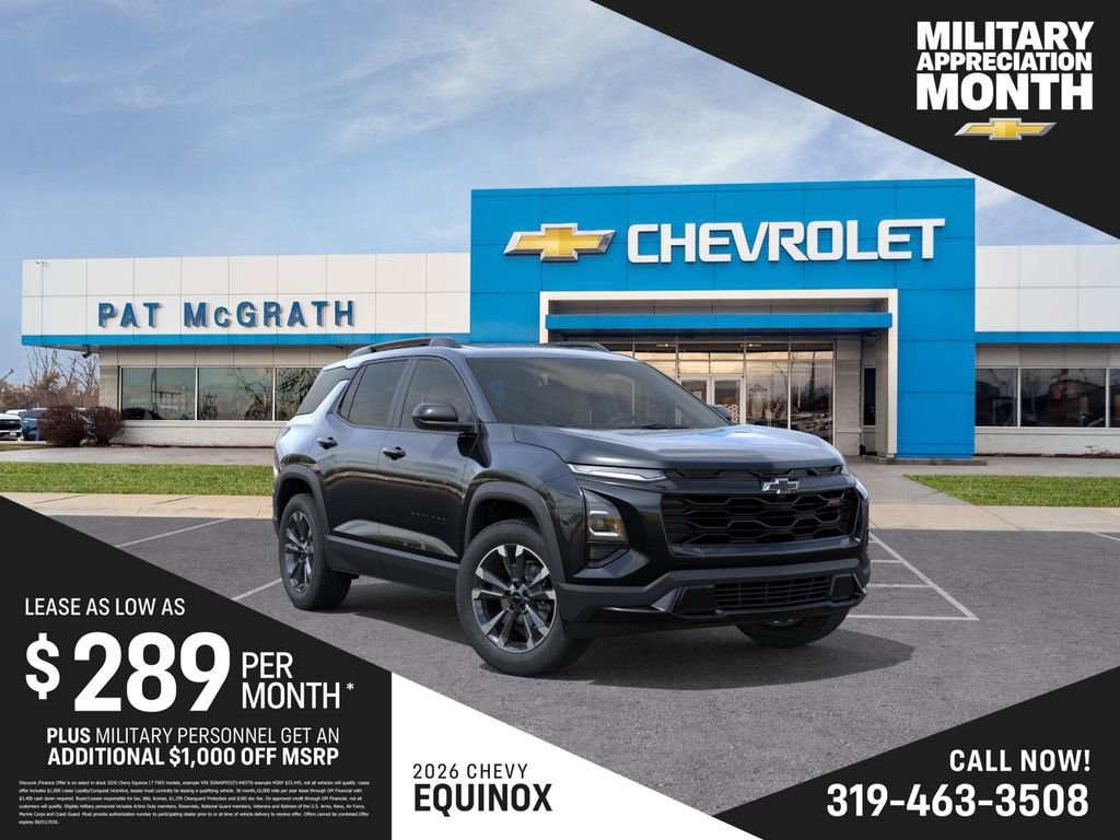New 2026 Chevrolet Equinox RS SUV