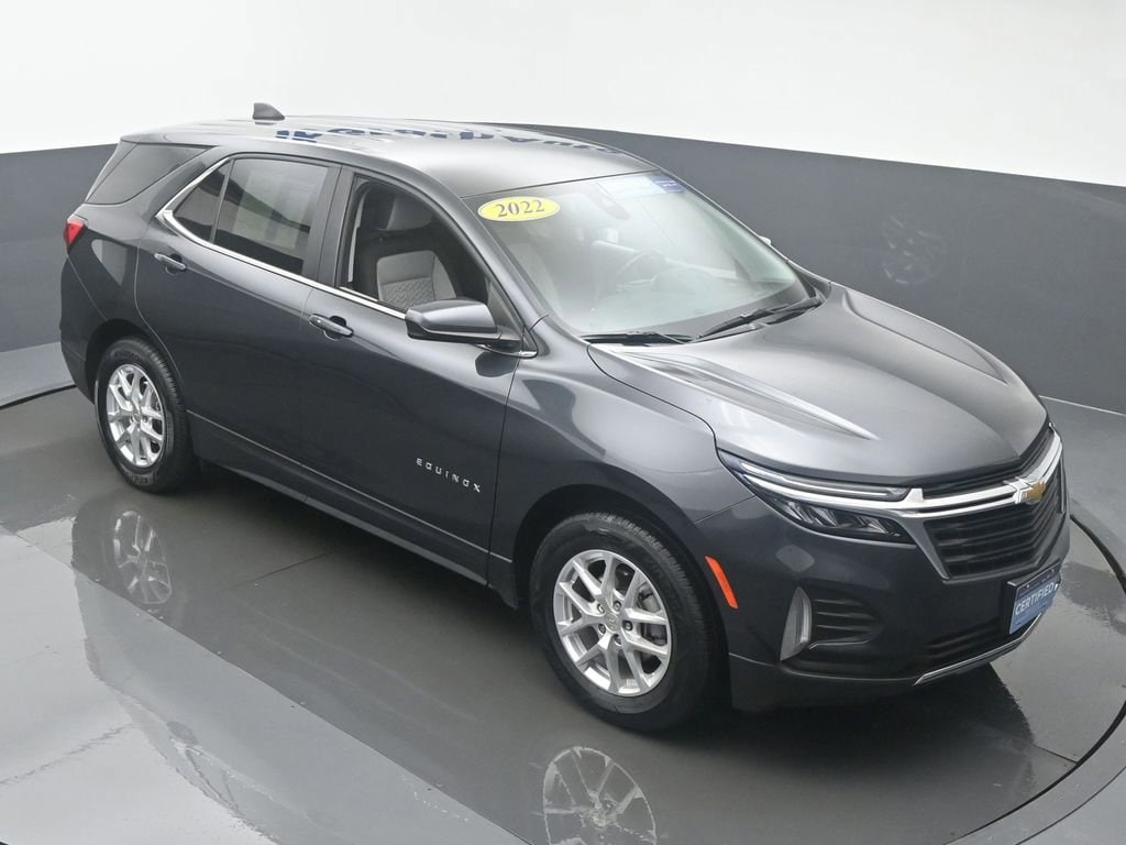 Certified 2022 Chevrolet Equinox LT with VIN 2GNAXJEV8N6153497 for sale in Cedar Rapids, IA