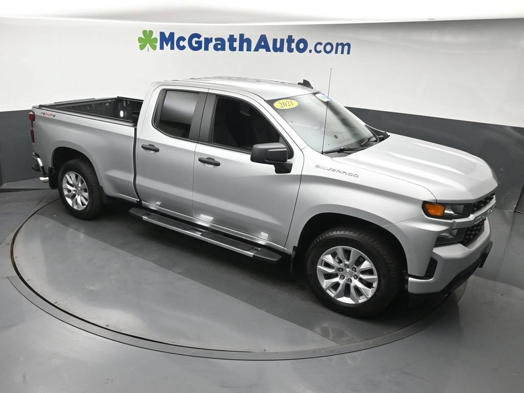 Used 2021 Chevrolet Silverado 1500 Custom Truck Double Cab
