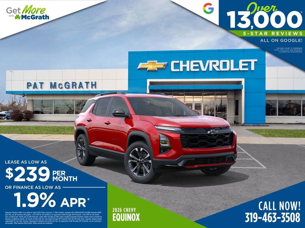 New 2026 Chevrolet Equinox RS SUV