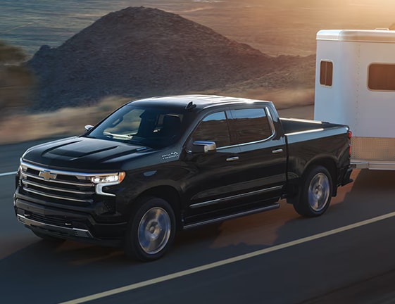 Chevy Silverado 1500 on the road