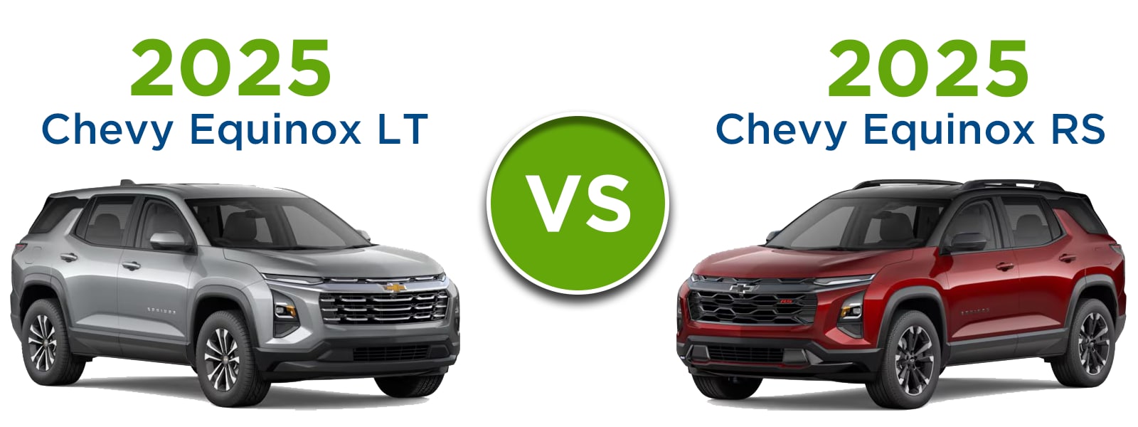 2025 Chevy Equinox LT vs RS New Equinox For Sale