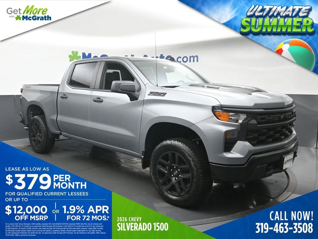 New 2026 Chevrolet Silverado 1500 Custom Trail Boss Truck