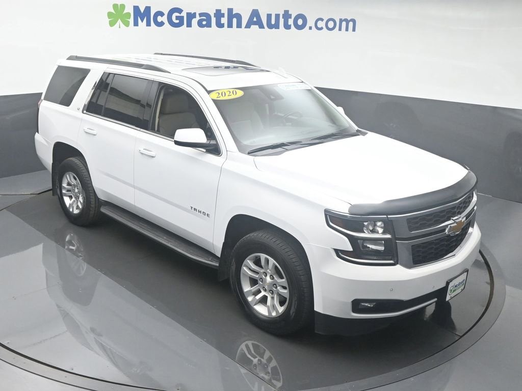 Used 2020 Chevrolet Tahoe LT with VIN 1GNSKBKC0LR211342 for sale in Cedar Rapids, IA