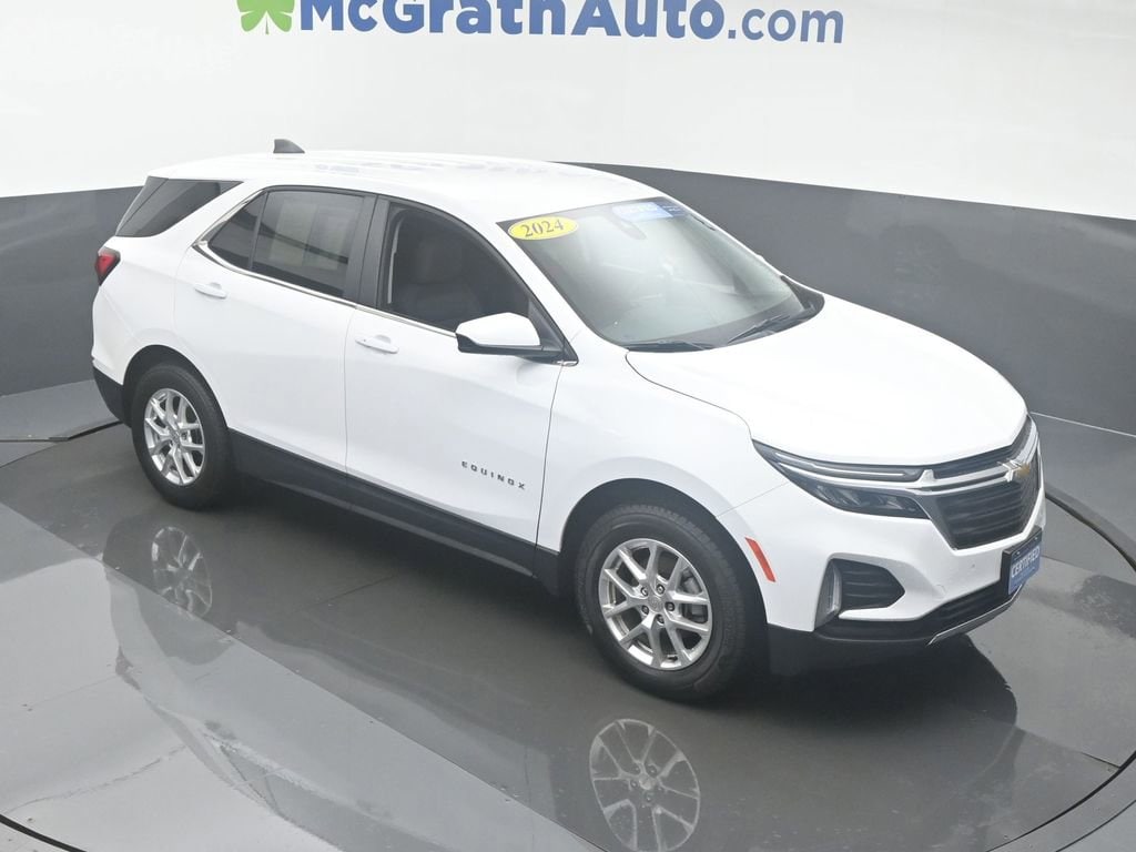 Certified 2024 Chevrolet Equinox LT with VIN 3GNAXUEG9RL361330 for sale in Cedar Rapids, IA