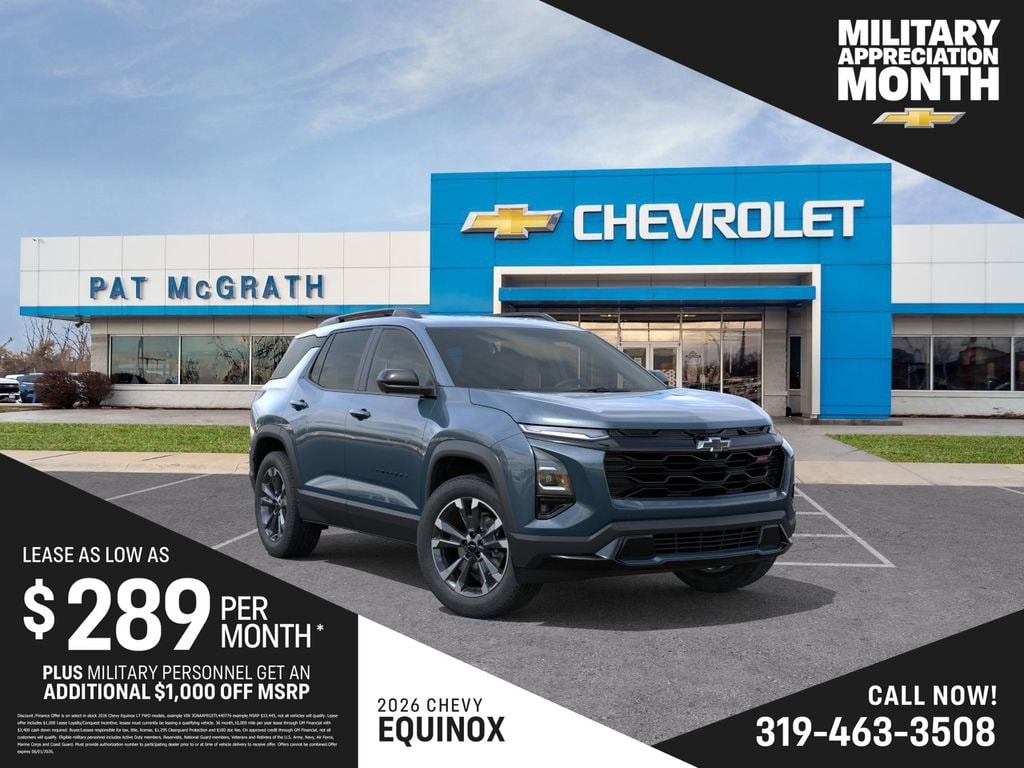 New 2026 Chevrolet Equinox RS SUV
