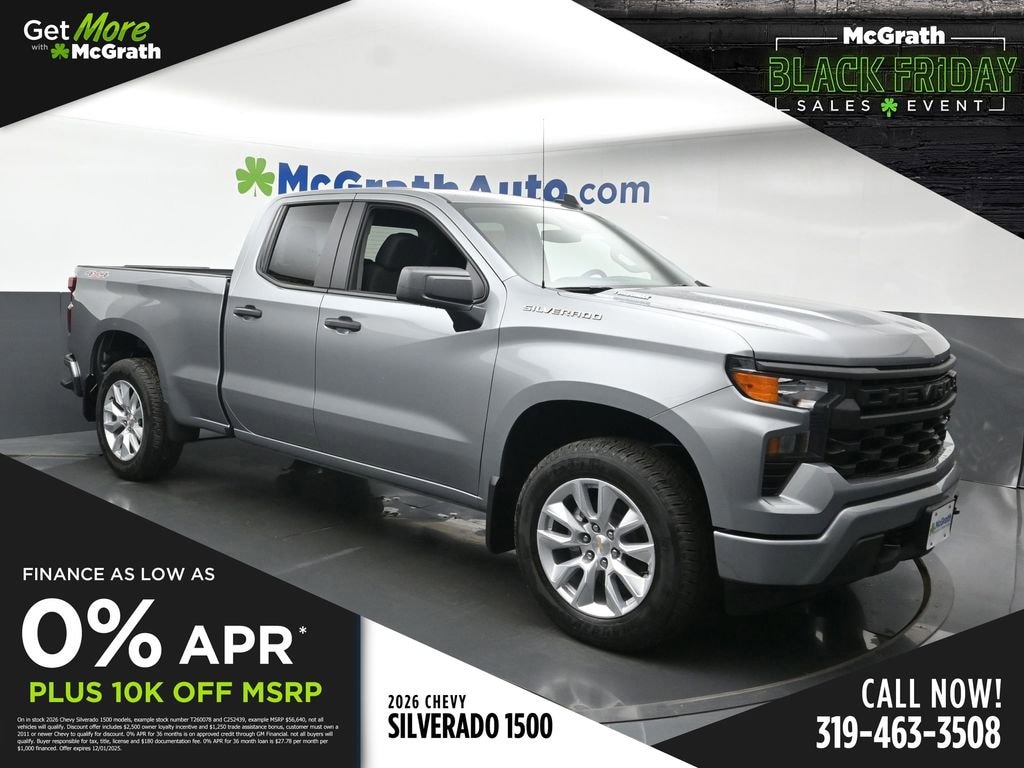 New 2026 Chevrolet Silverado 1500 Custom Truck