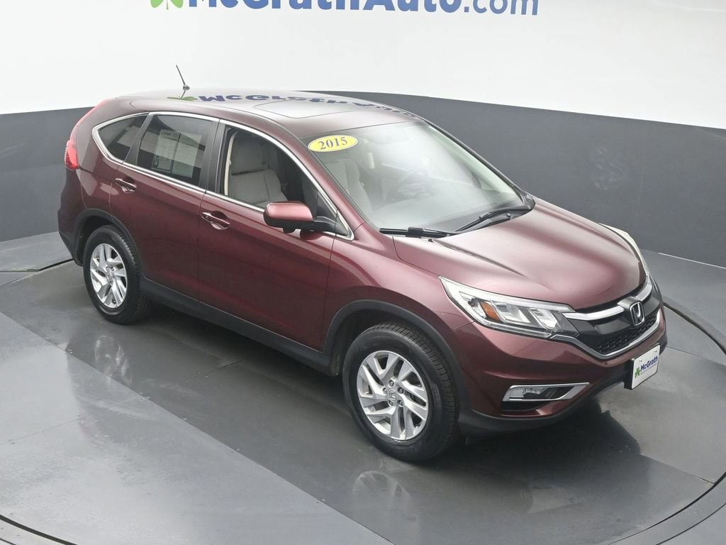 Used 2015 Honda CR-V EX with VIN 5J6RM4H58FL082161 for sale in Cedar Rapids, IA