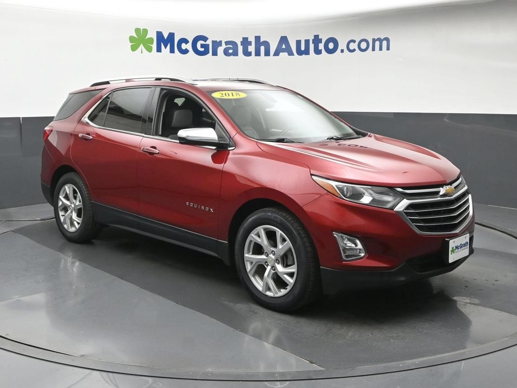 Used 2018 Chevrolet Equinox Premier with VIN 2GNAXMEV6J6164283 for sale in Cedar Rapids, IA