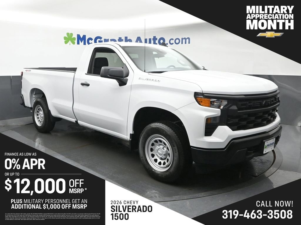 New 2026 Chevrolet Silverado 1500 WT Truck