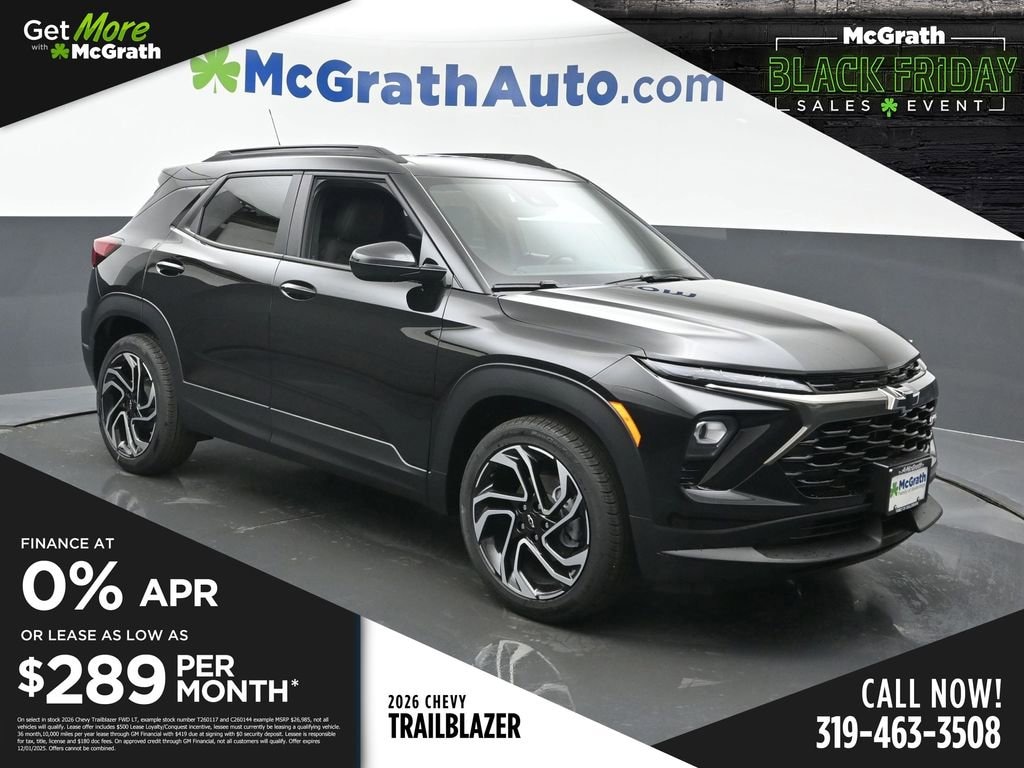 New 2026 Chevrolet Trailblazer RS SUV