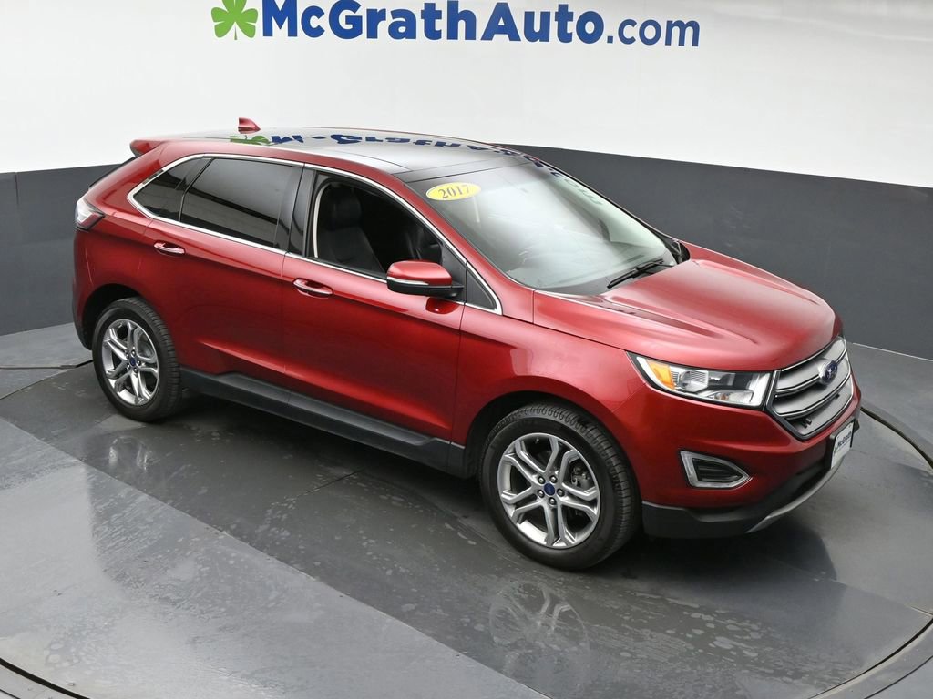 Used 2017 Ford Edge Titanium with VIN 2FMPK3K98HBC52929 for sale in Cedar Rapids, IA