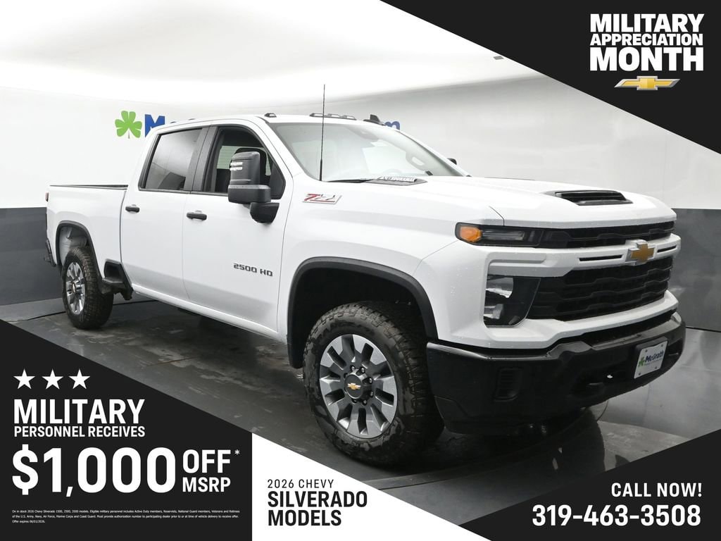 New 2026 Chevrolet Silverado 2500 HD Custom Truck