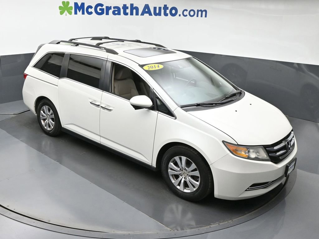 Used 2014 Honda Odyssey EX-L with VIN 5FNRL5H61EB104929 for sale in Cedar Rapids, IA