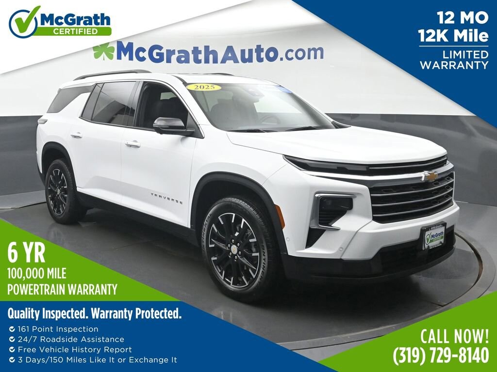 Used 2025 Chevrolet Traverse LT SUV