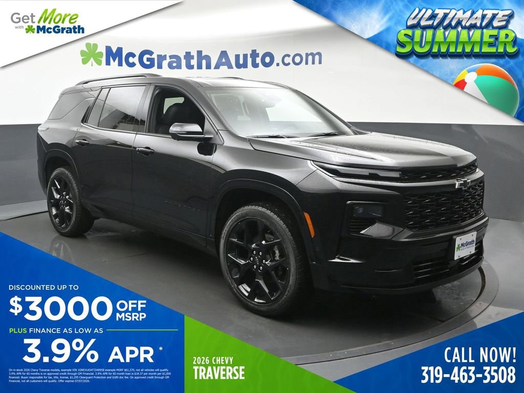 New 2026 Chevrolet Traverse RS SUV