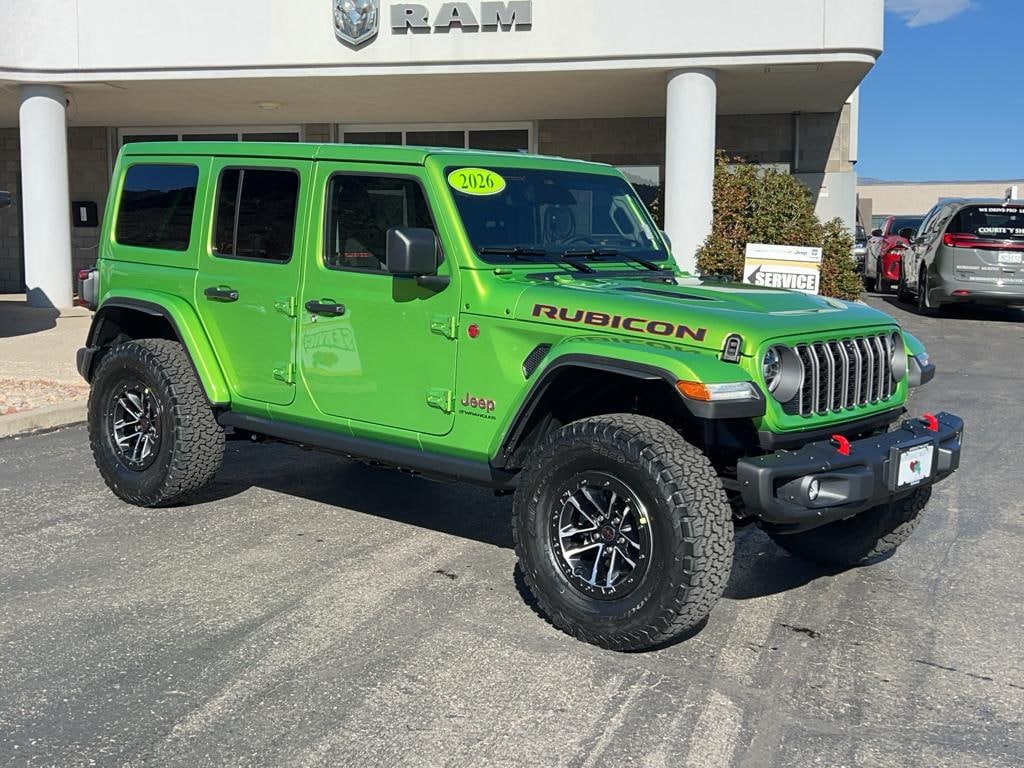New 2026 Jeep Wrangler 4-DOOR RUBICON X Sport Utility