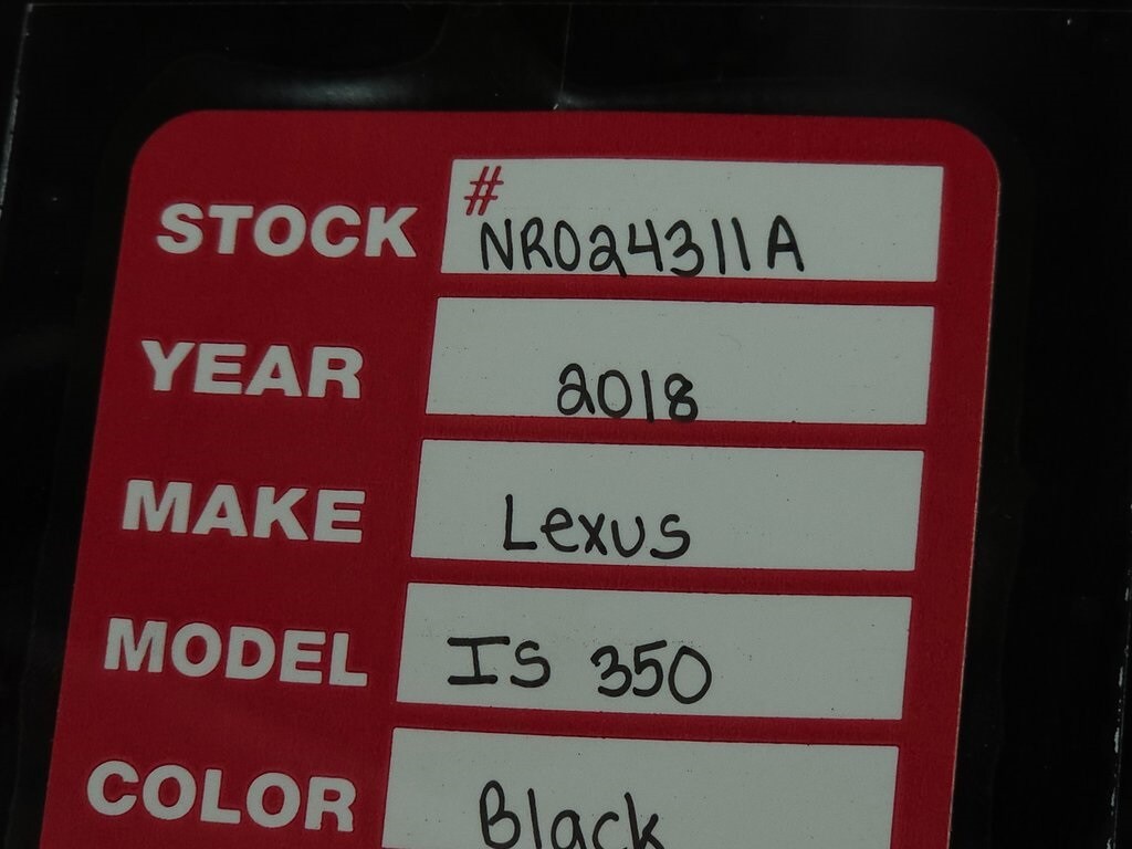 2018 Lexus IS 350 F Sport 37