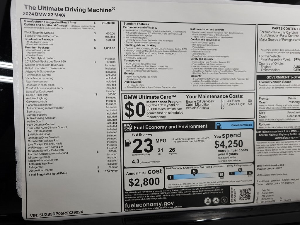 2024 BMW X3 M40i 26