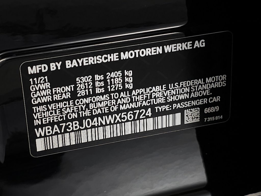 2022 BMW 5 Series 540i xDrive 40