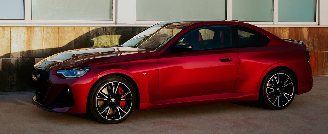 The 2025 BMW M240i xDrive is a sleek and powerful compact sports coupe featuring a dynamic design with sharp lines and an athletic stance.