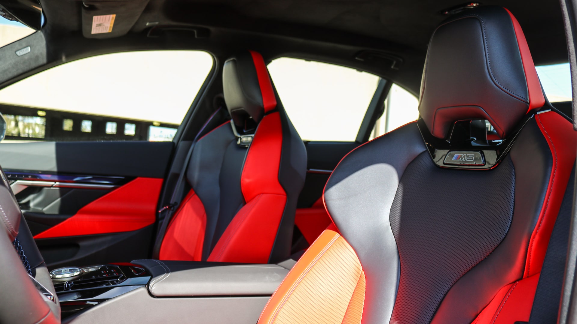 2026 BMW M5 interior at Patrick BMW, featuring luxurious sports seats with premium leather, contrast stitching, and ergonomic design for ultimate driver and passenger comfort.