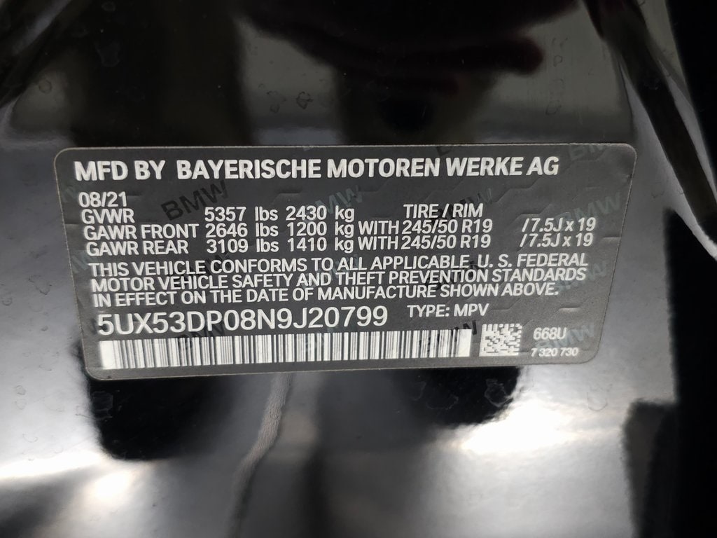 2022 BMW X3 xDrive30i 34