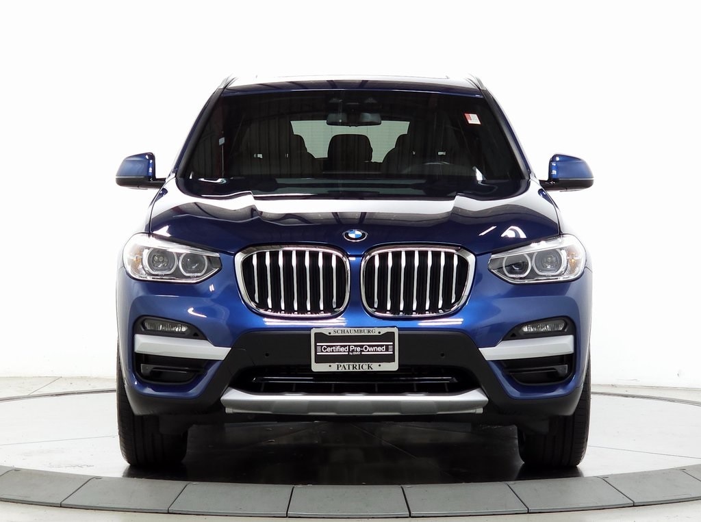 Certified 2021 BMW X3 30i with VIN 5UXTY5C01M9F21083 for sale in Schaumburg, IL