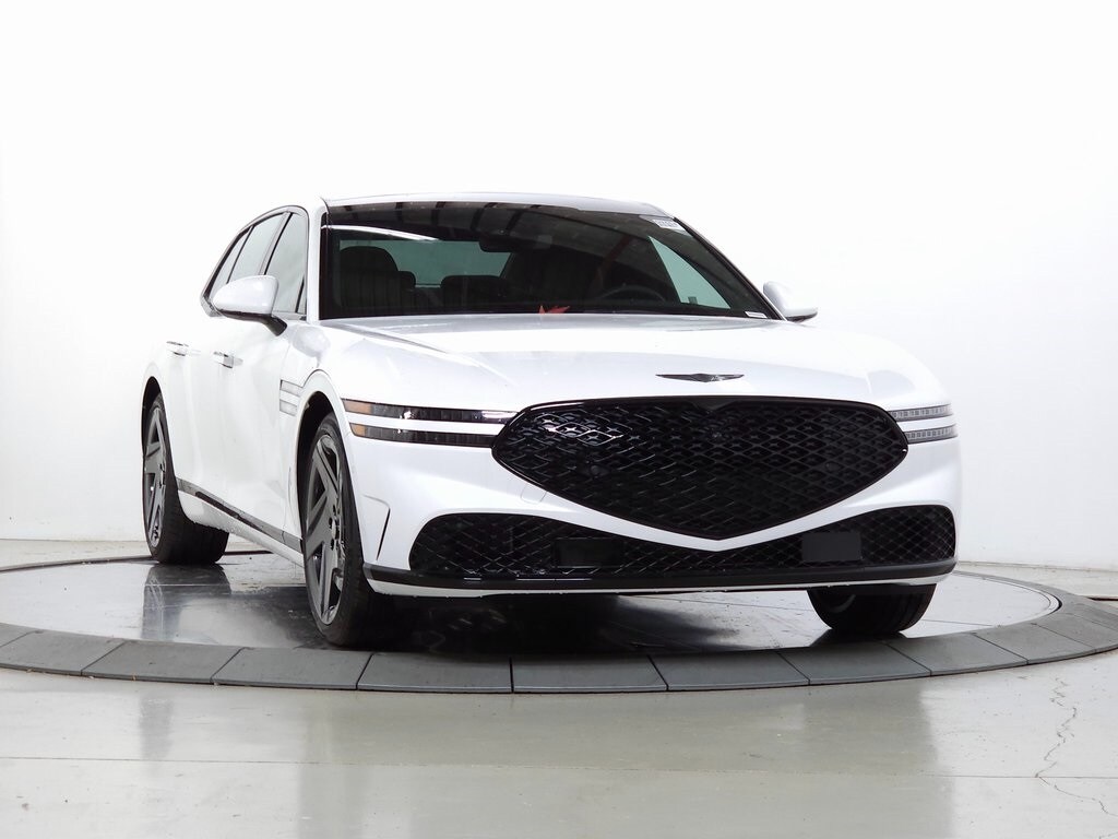 New 2026 Genesis G90 3.5T e-SC Prestige Black Sedan