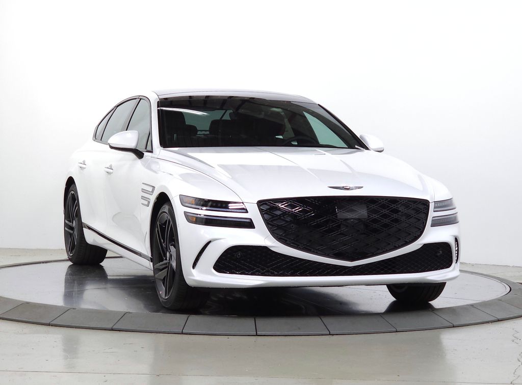 New 2027 Genesis G80 3.5T Prestige Black Sedan