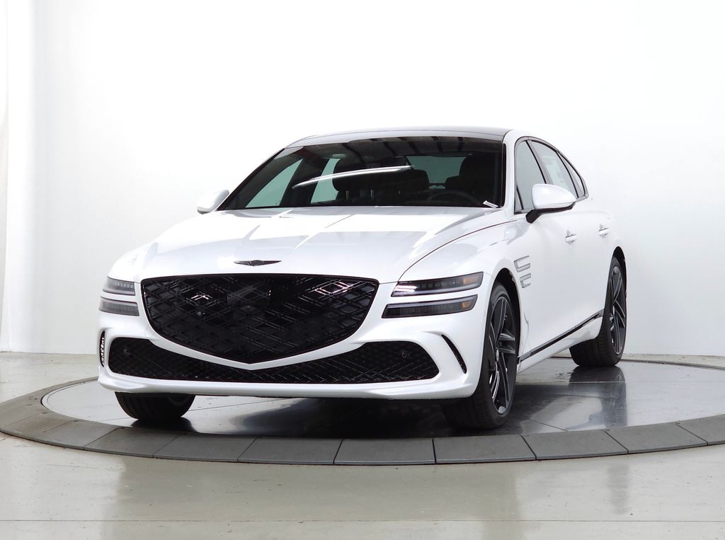 New 2027 Genesis G80 3.5T Prestige Black Sedan