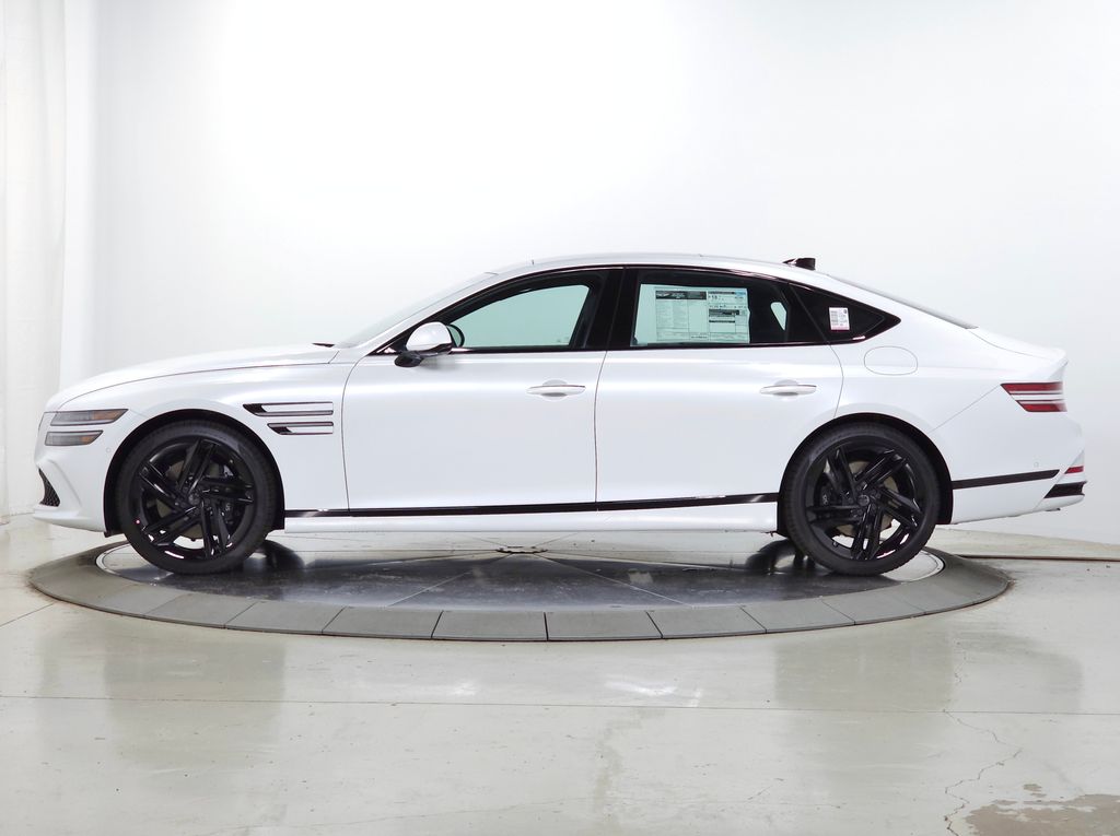 New 2027 Genesis G80 3.5T Prestige Black Sedan