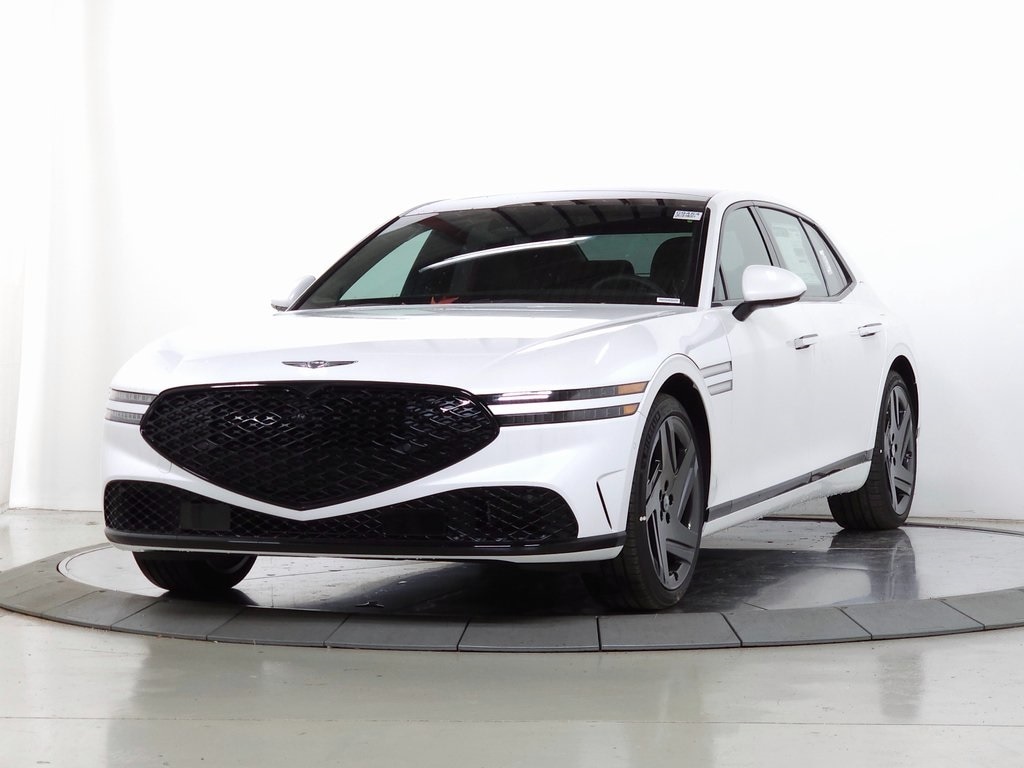 New 2026 Genesis G90 3.5T e-SC Prestige Black Sedan
